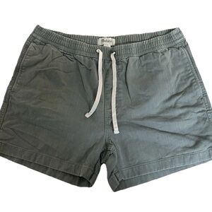 Madewell Men's 100% Cotton Everywhere Shorts Large, Olive Green, 5in Inseam